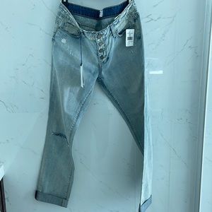 Paige distressed Boyfriend skinny jeans